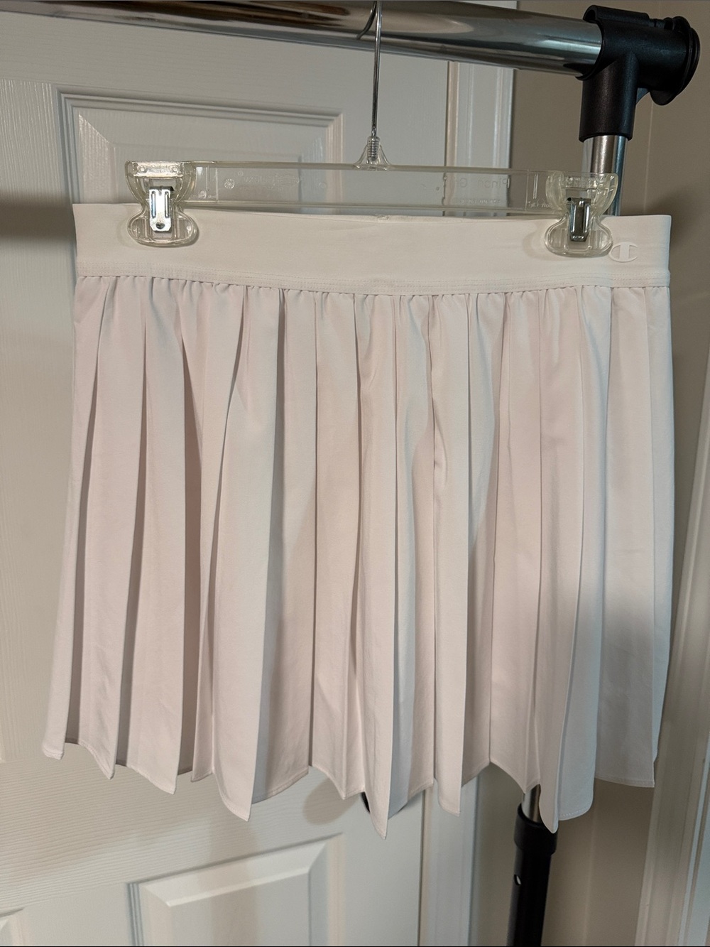 Champion White Pleated Skater Skirt